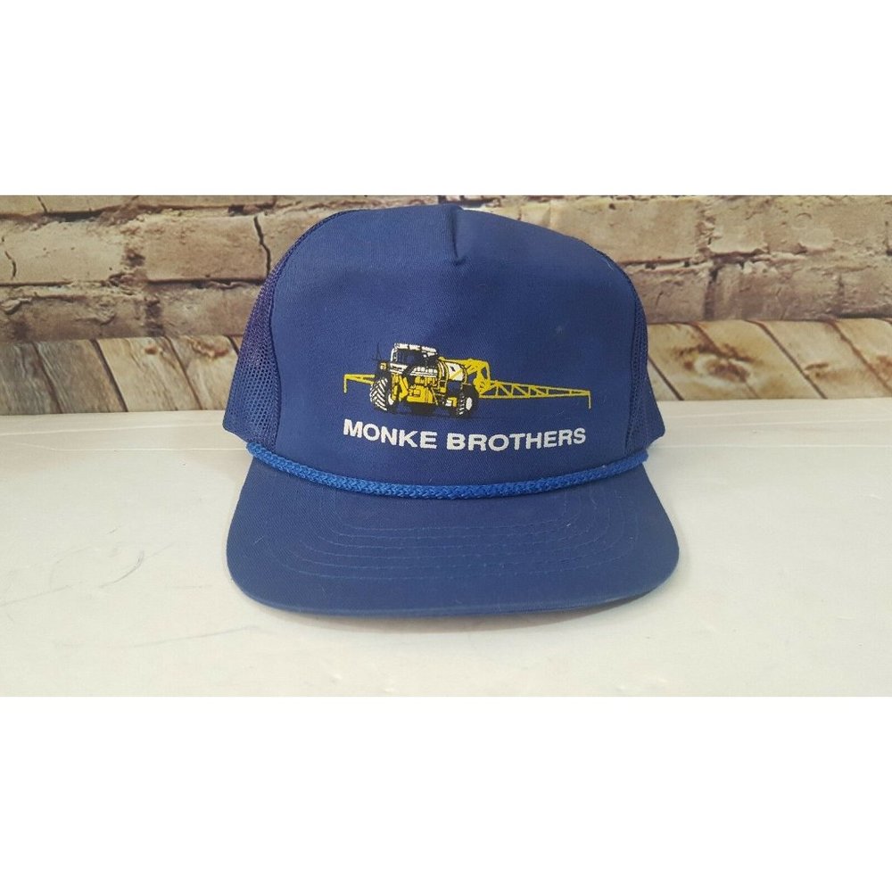 Monke Brothers Bros Trucker Hat Fertilizer Company - Trucking - Farm Advertising